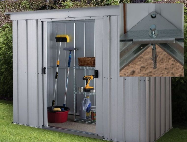 Yardmaster Metall Gerätehaus Geräteschuppen Gartenhaus ...