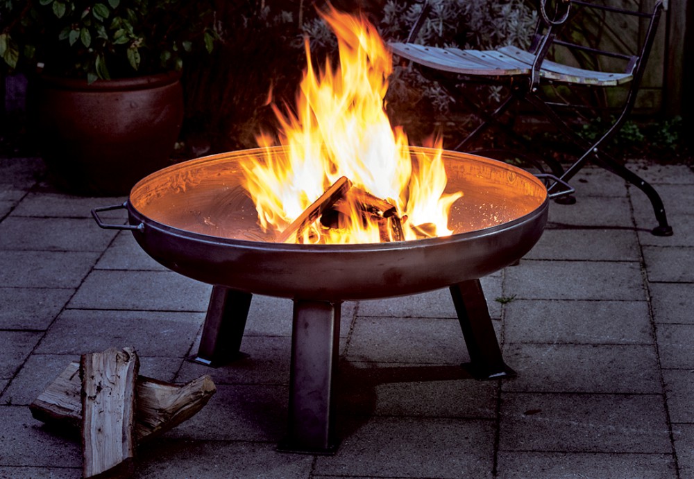 Feuerschale XXL massive Schale 2 Griffe Ø 85 cm Feuerstelle für ... Feuerschale XXL massive Schale 2 Griffe Ø 85 cm Feuerstelle für ...